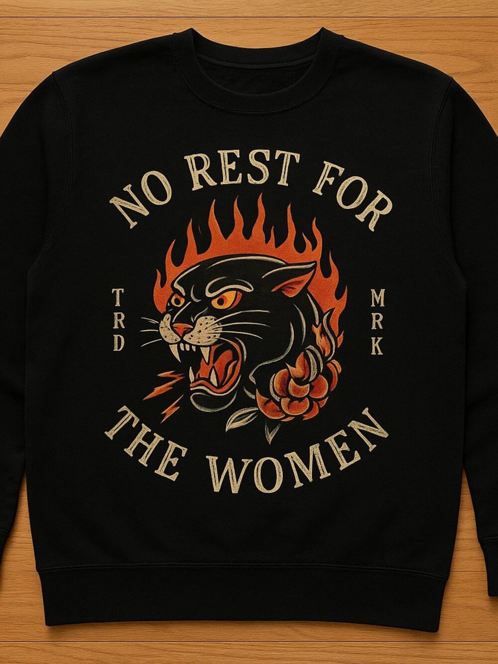 Black Panther Graphic Sweatshirt, Vintage Style Streetwear, Unisex Pullover